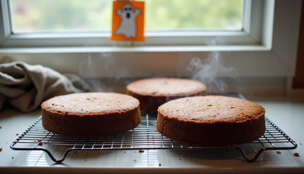 Cool the cake Layers