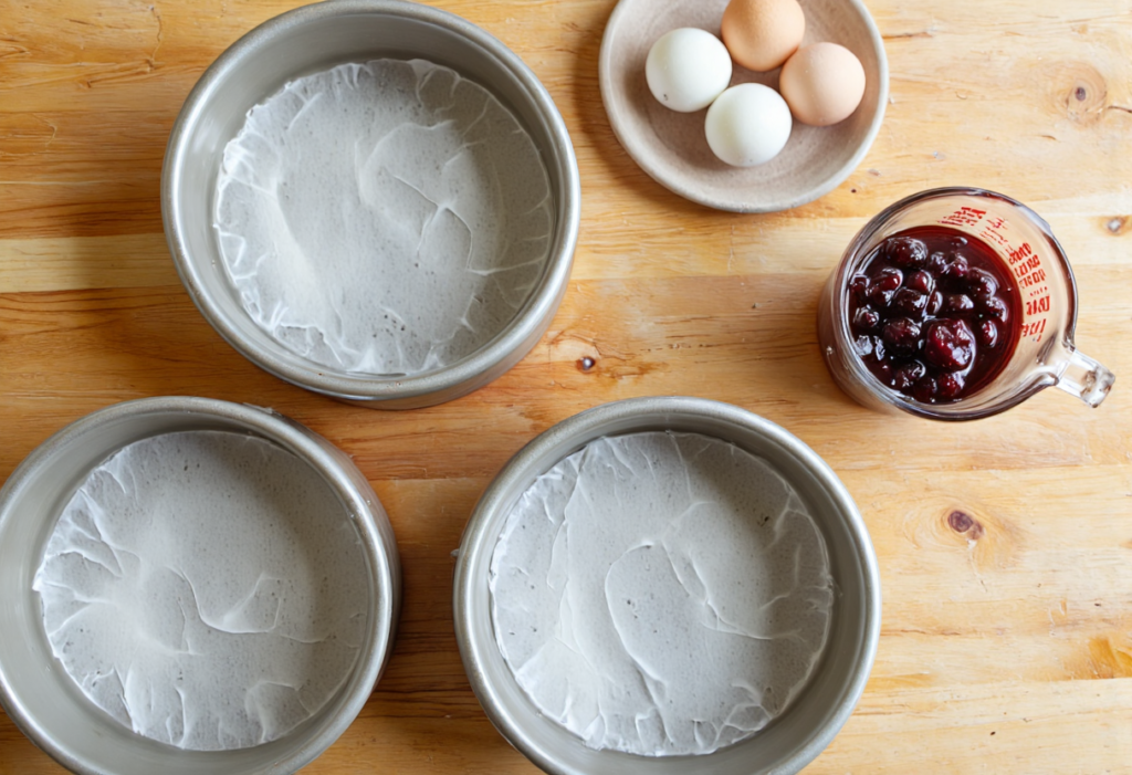 Prep your pans and ingredients.