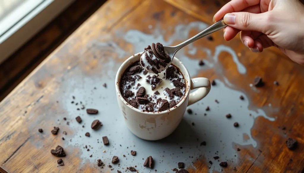 2 Ingredient Oreo Mug Cake