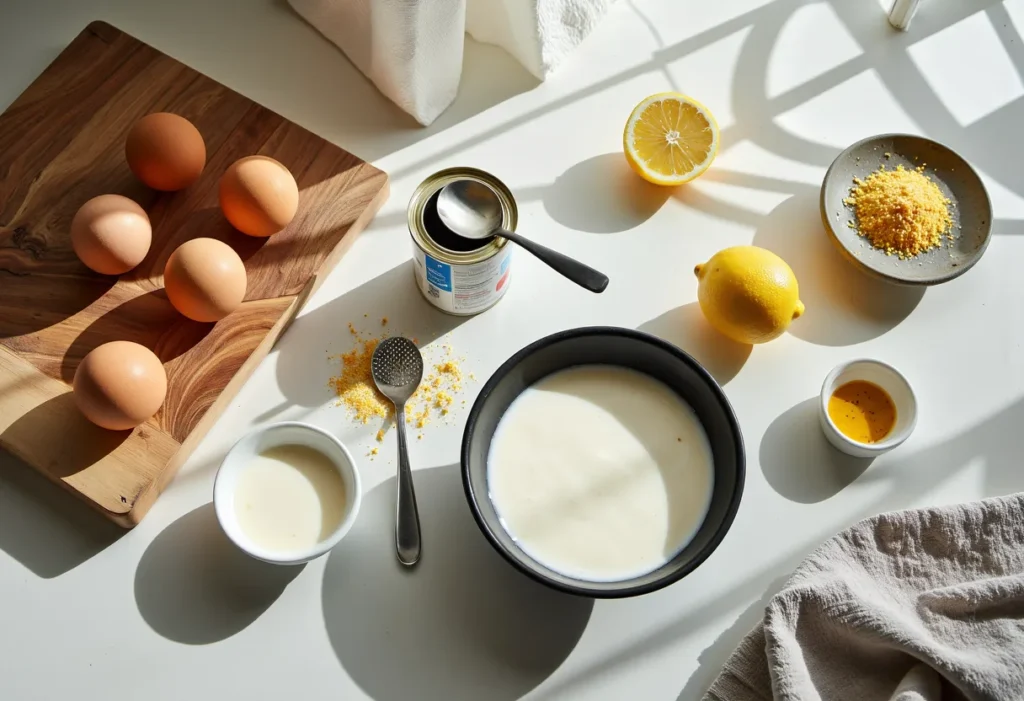 Ingredients for Yogurt Cloud Cake