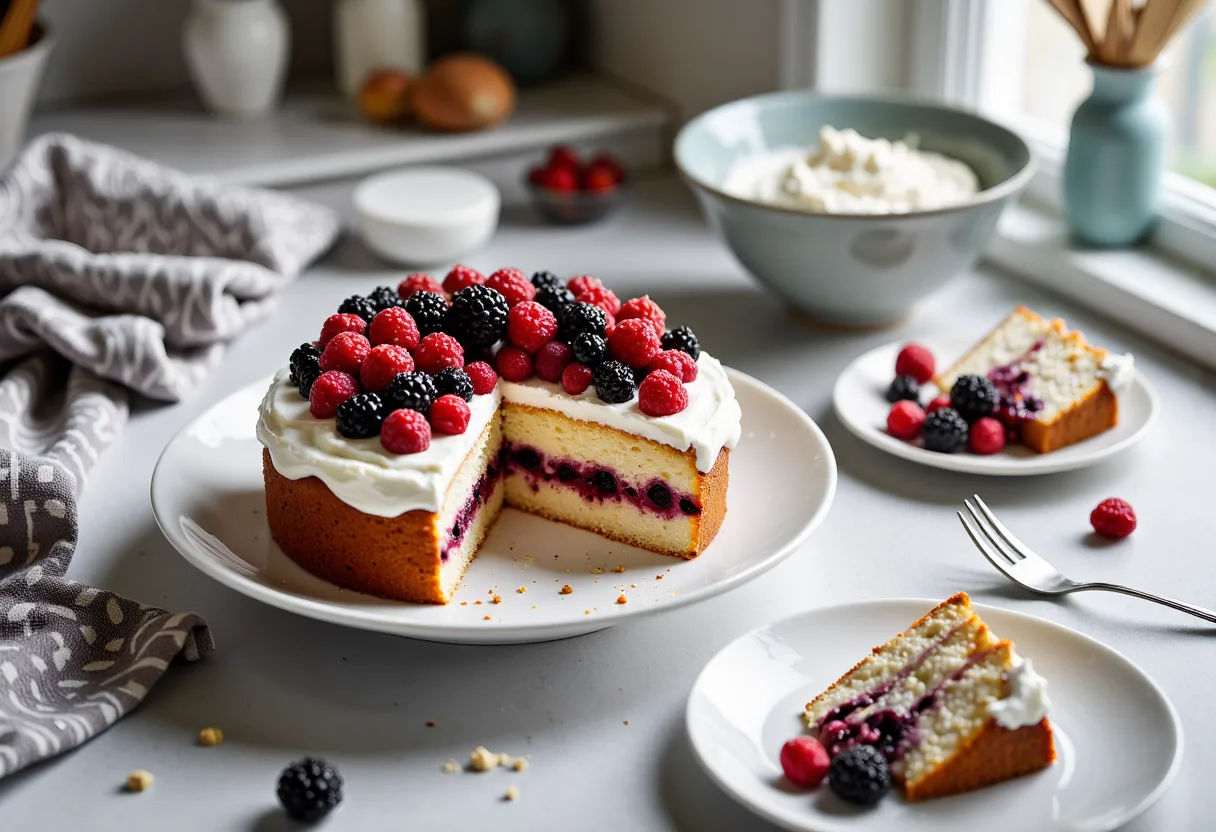 Berry Chantilly Cake Recipe