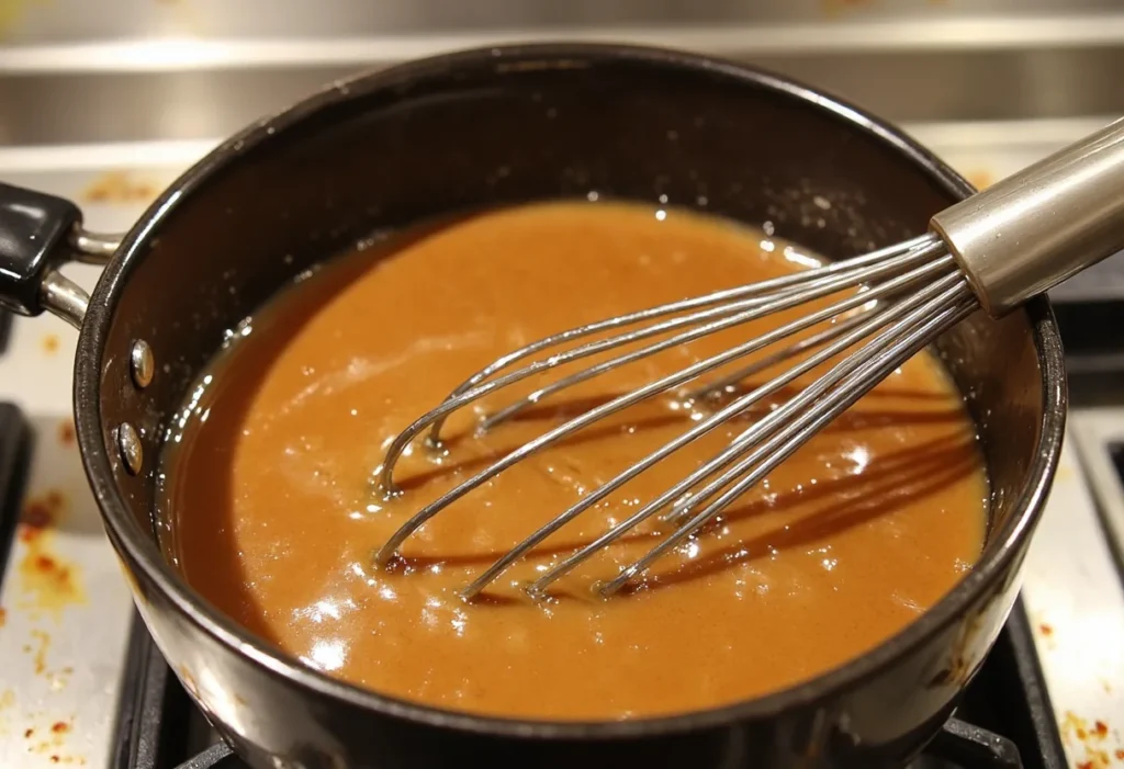 Make the Toffee Sauce