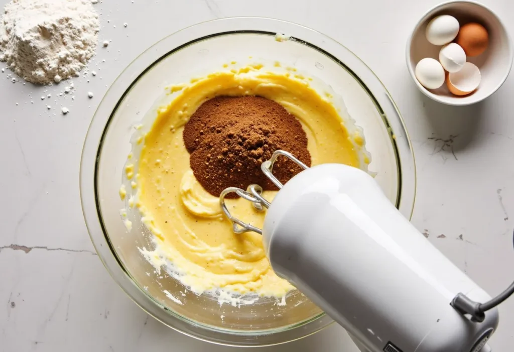 Make the Date Cake Batter