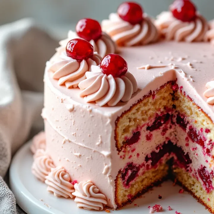 Cherry Chip Cake