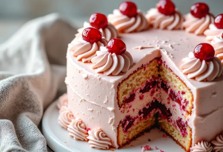 Cherry Chip Cake