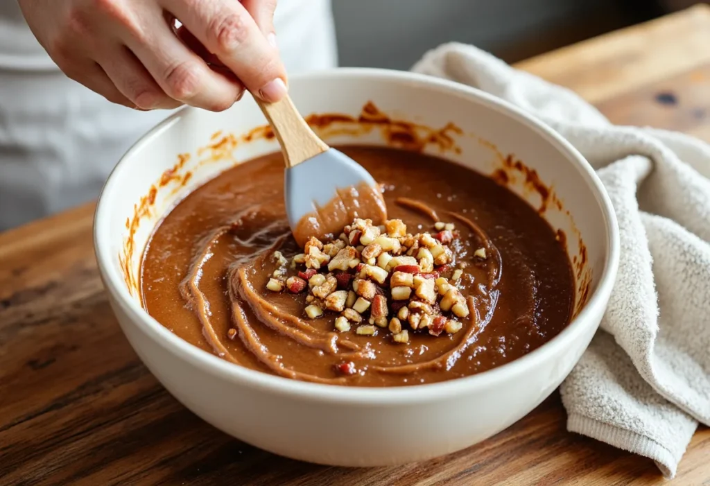 Fold in the Walnuts